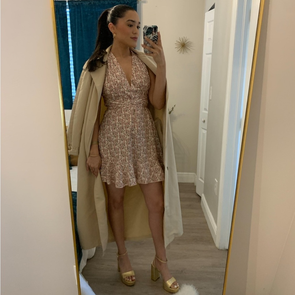 Floral V-Neck Dress